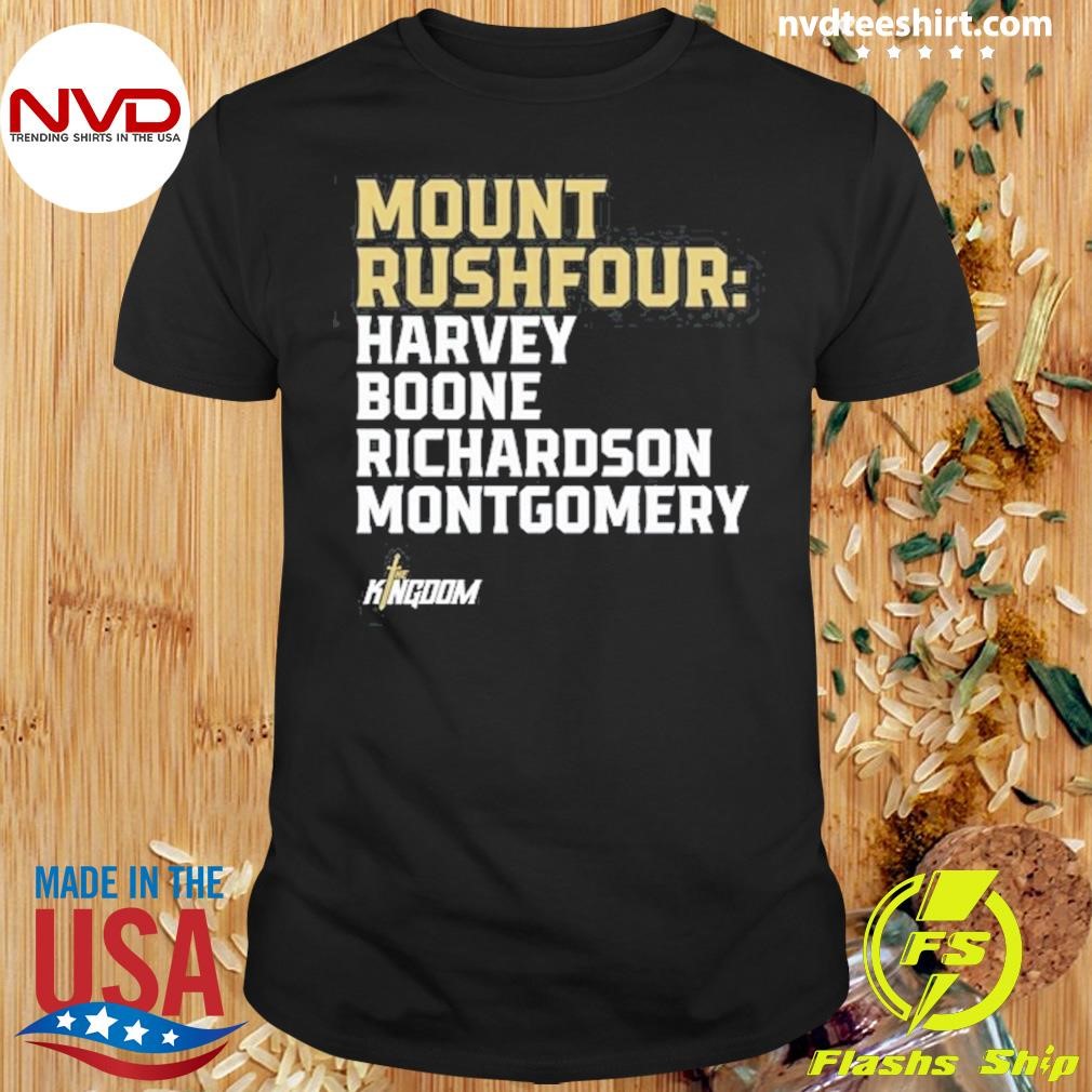 Mount Rushfour Harvey Boone Richardson Montgomery Shirt