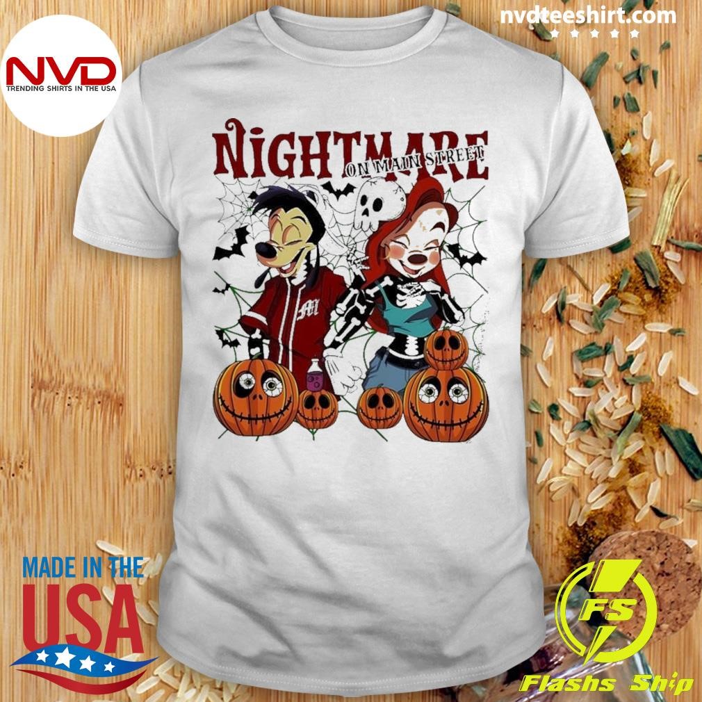 Nightmare On Main Street Tmax And Roxanne Halloween Shirt