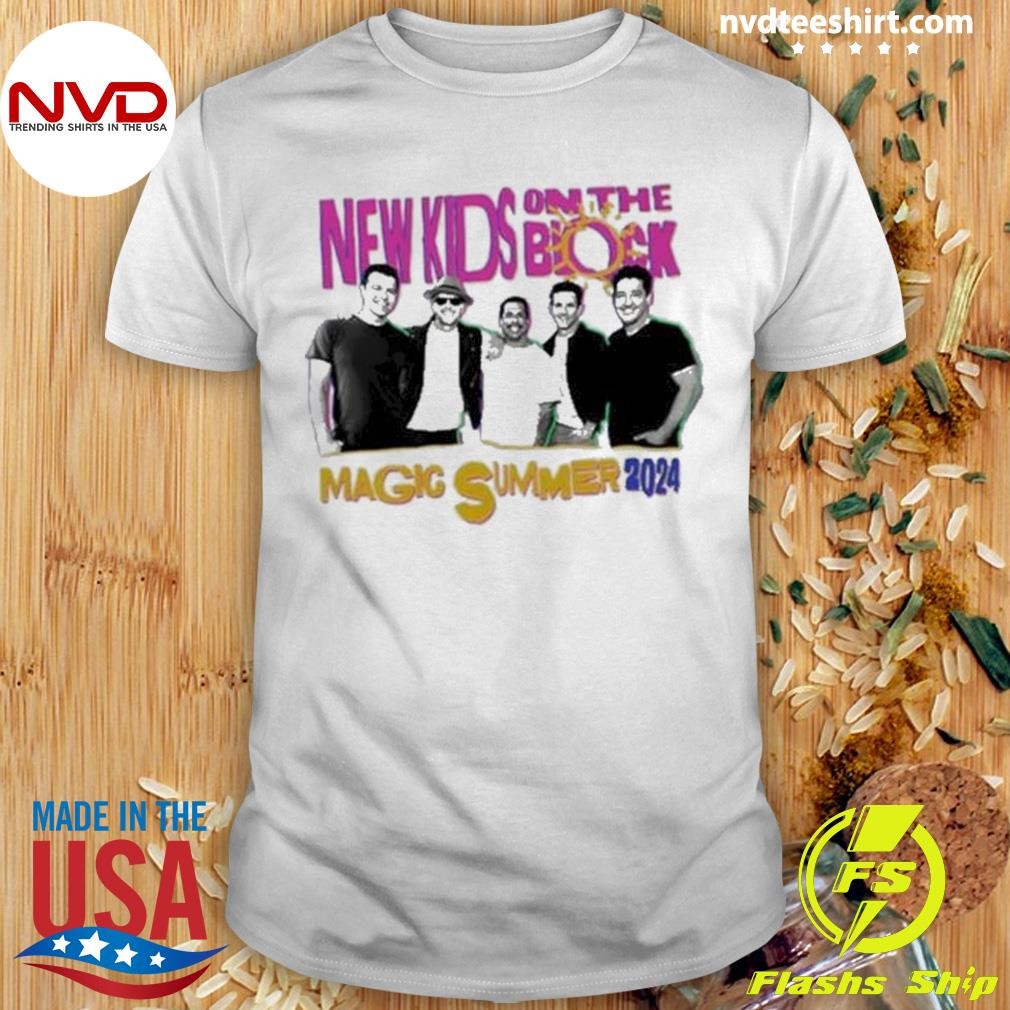 New Kids On The Block Magic Summer 2024 Shirt