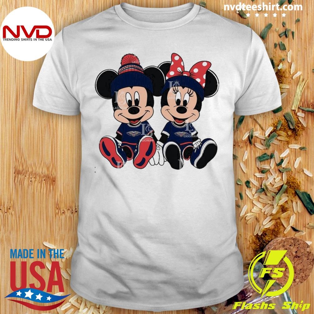 New Orleans Pelicans Mickey Minnie 3 Nba Shirt