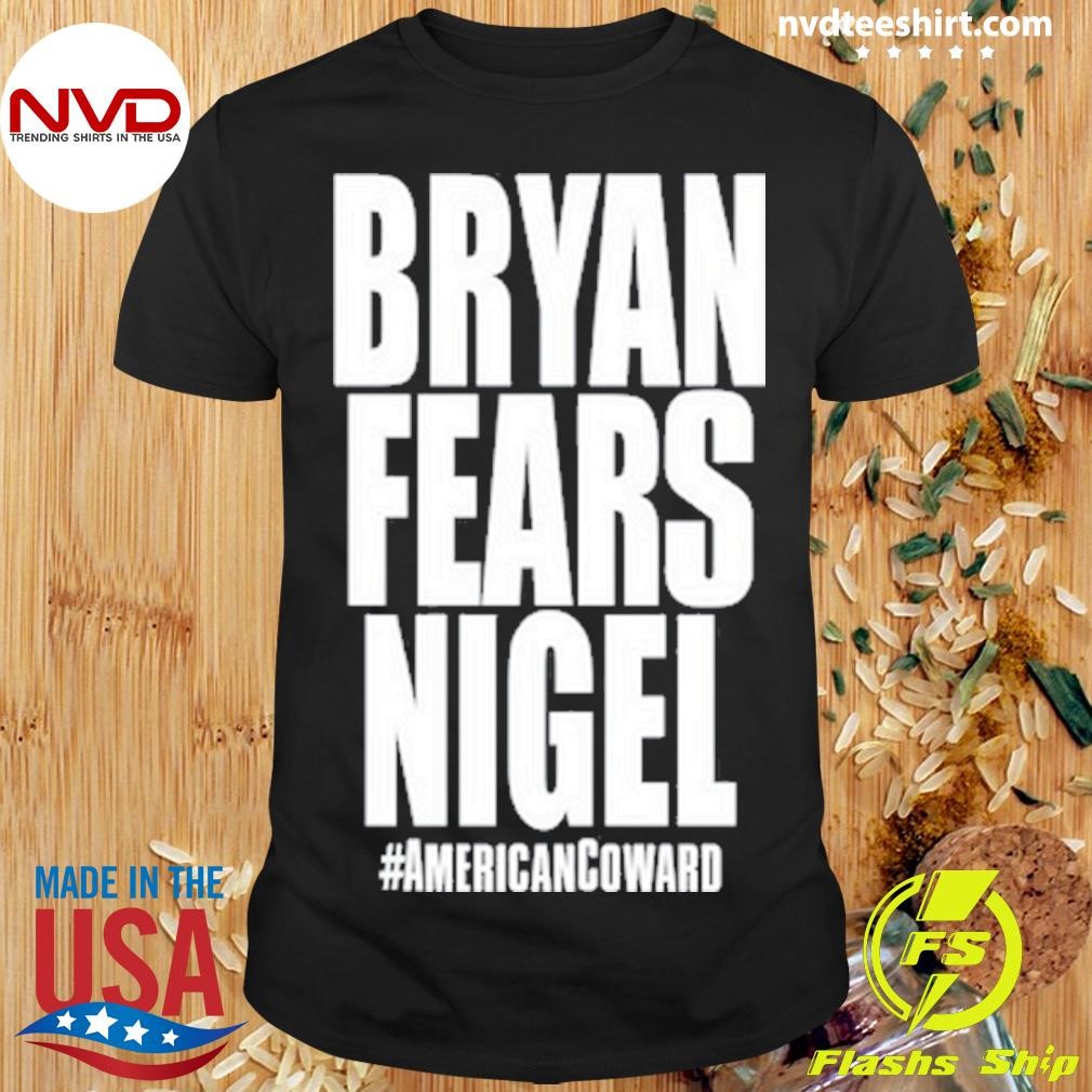 Nigel Mcguinness Wearing Bryan Fears Nigel Shirt