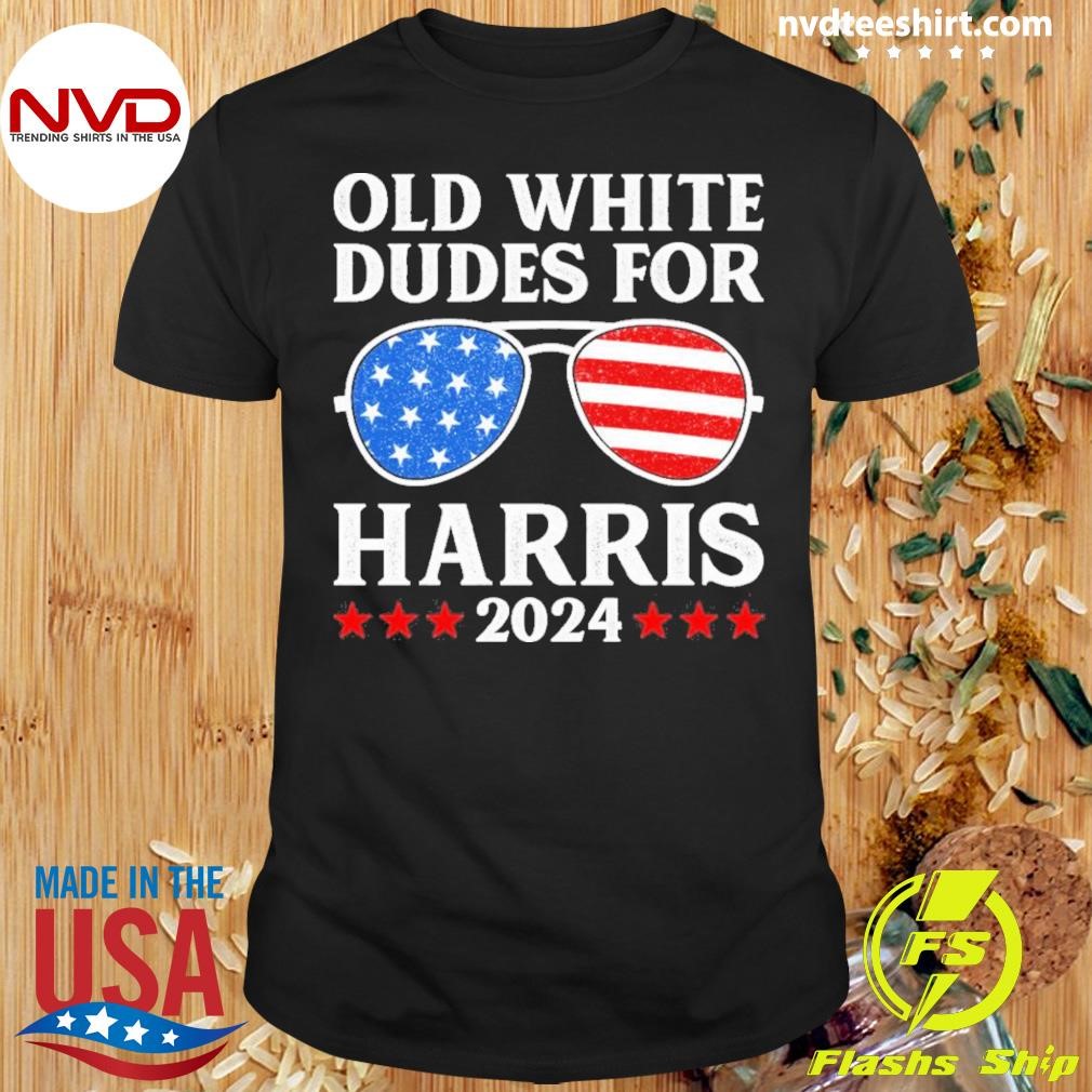 Old White Dudes For Harris 2024 Trump Shirt