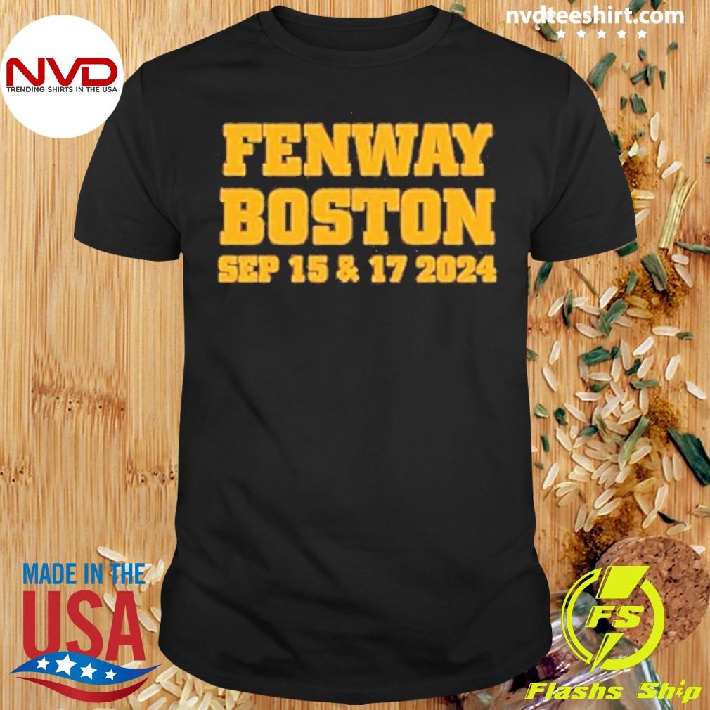 Pearl Jam Fenway Boston Sep 15 And 17, 2024 Shirt