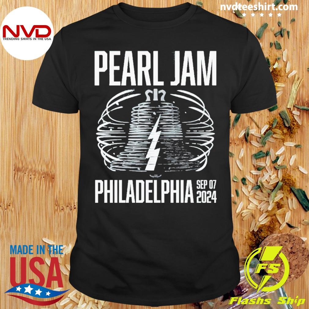 Pearl Jam Tour Philadelphia September 7, 2024 Event Shirt