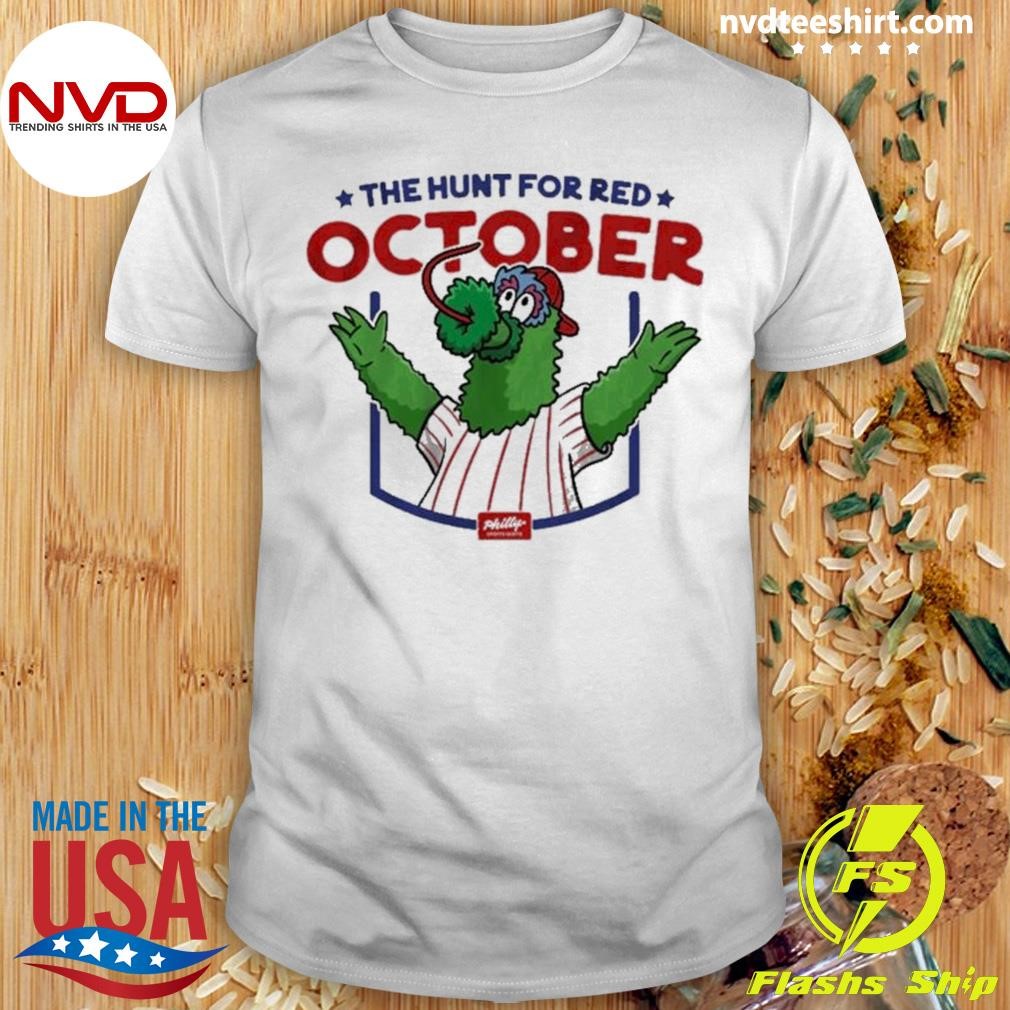 Philadelphia Phillies The Hunt for Red October 2024 Season Shirt