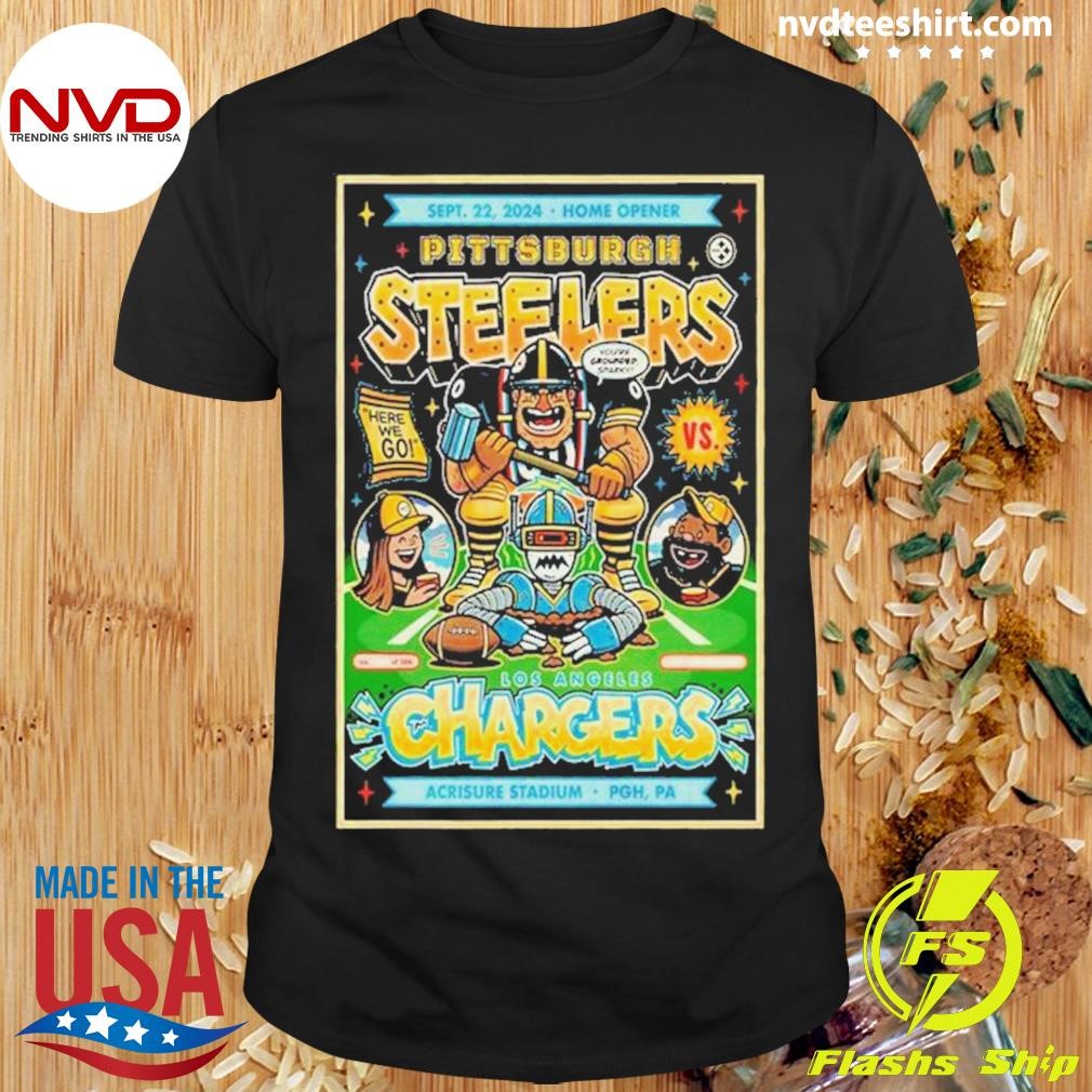 Pittsburgh Steelers Vs Los Angeles Chargers Acrisure Stadium In Pittsburgh Pa Sept 22 2024 Poster Shirt