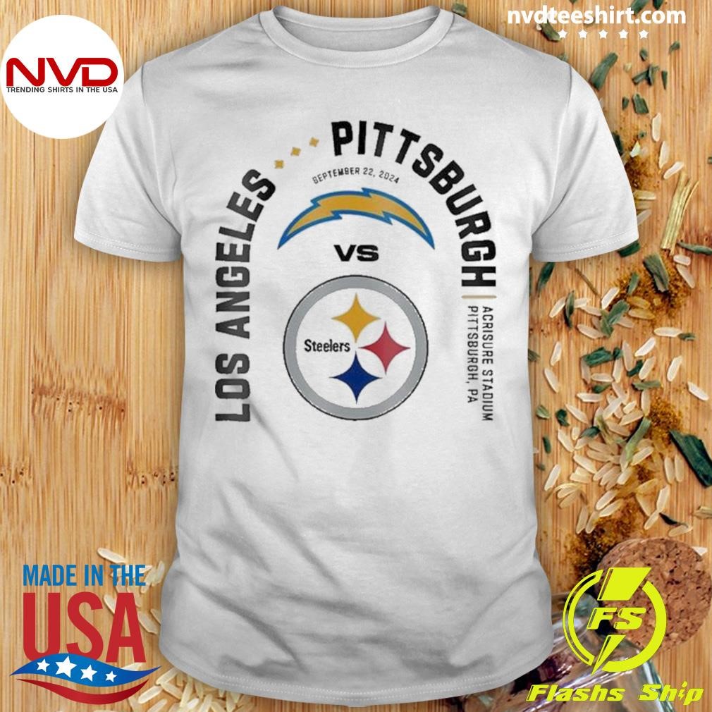 Pittsburgh Steelers vs. Los Angeles Chargers Sept 22 2024 Game Day Shirt