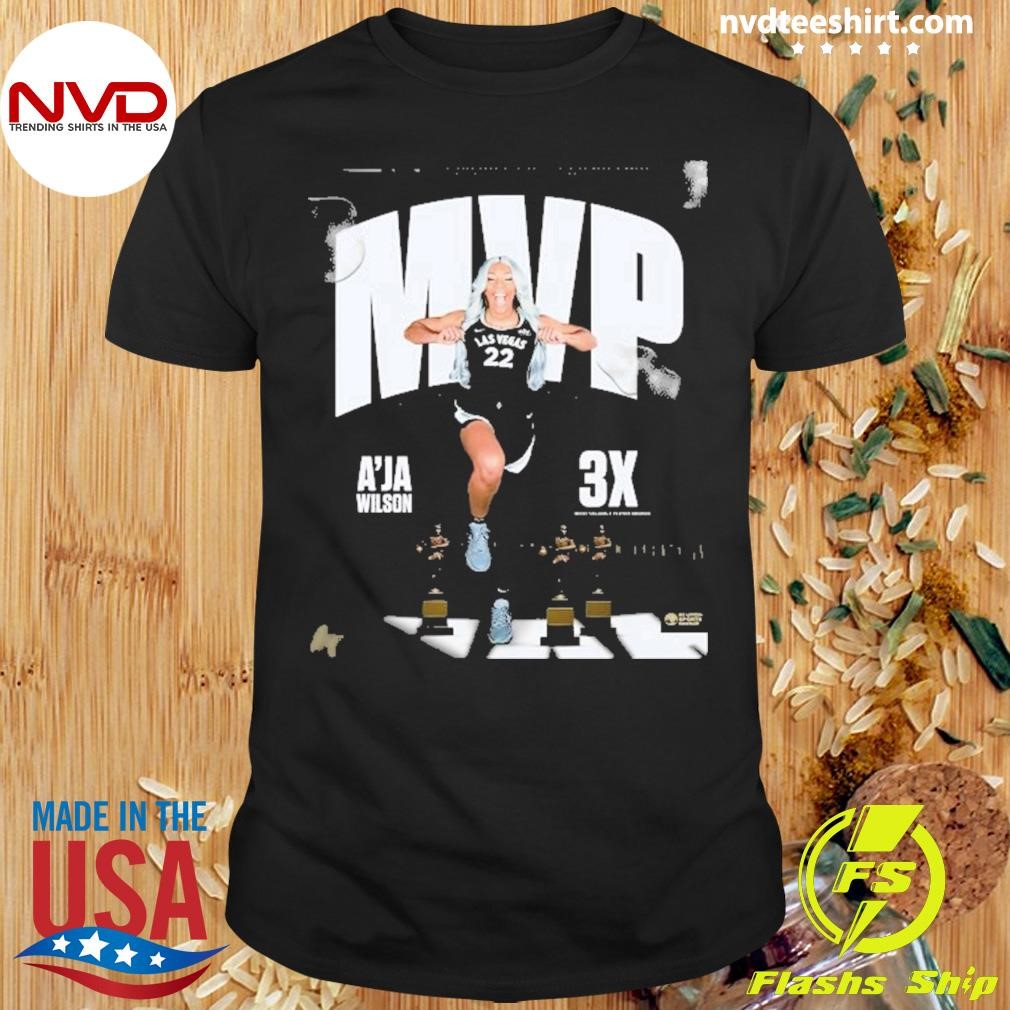 Player Award A’Ja Wilson Mvp 3X Most Valuable 2024 Shirt