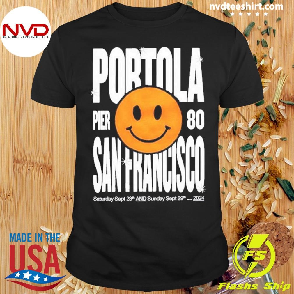 Portola Smiley Lineup San Francisco 2024 Shirt