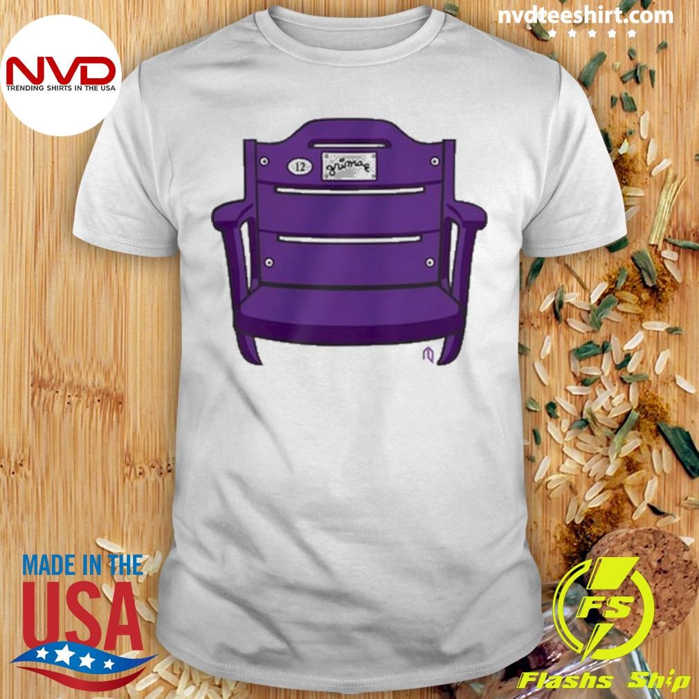 Purple Stadium Throne Tee Shirt