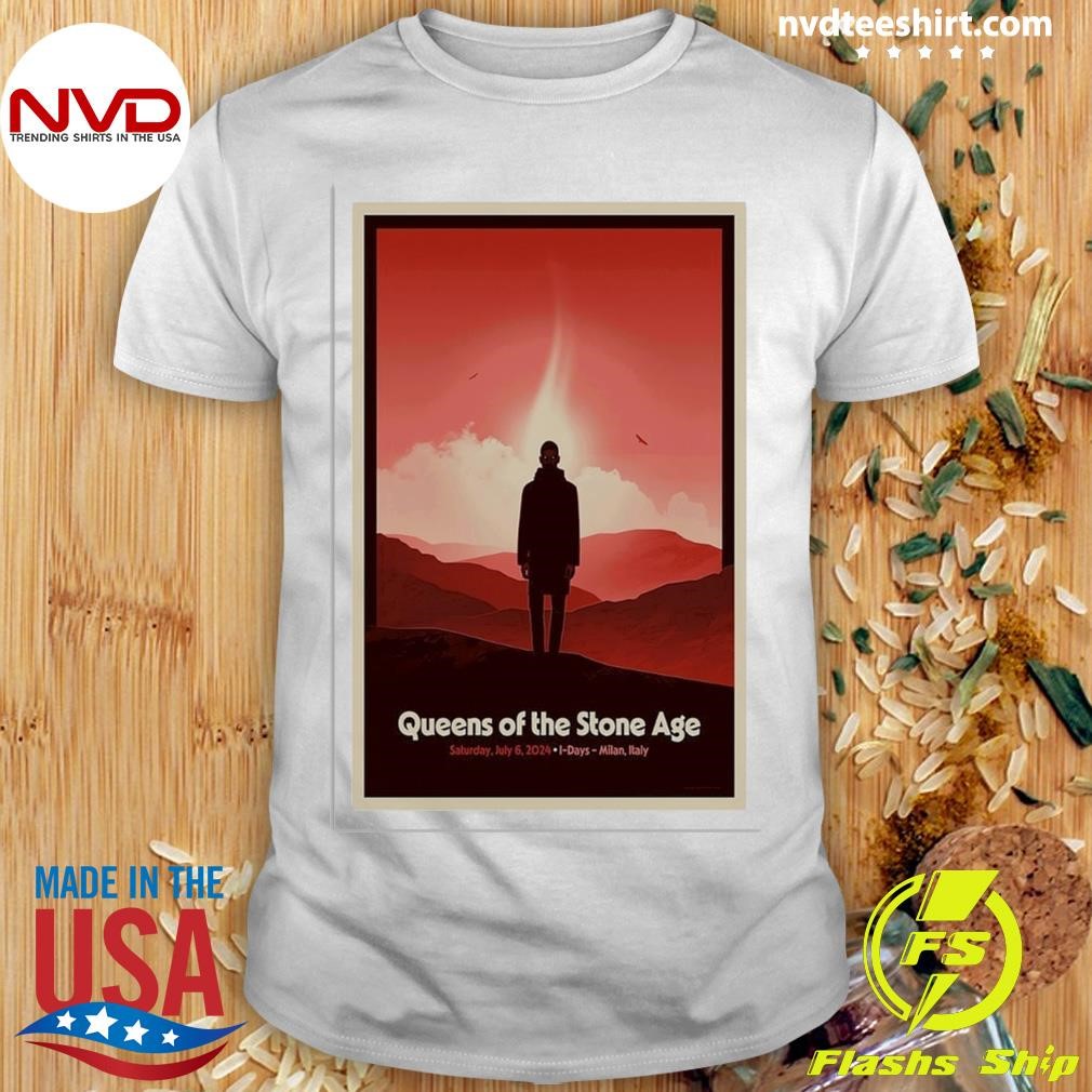 Queens Of The Stone Age Milan, Italy I-Days July 6, 2024 Shirt