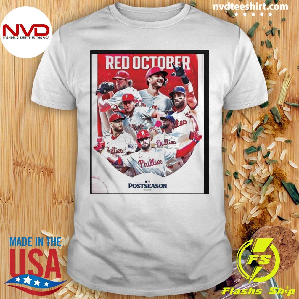 Red October Phillies 2024 Shirt