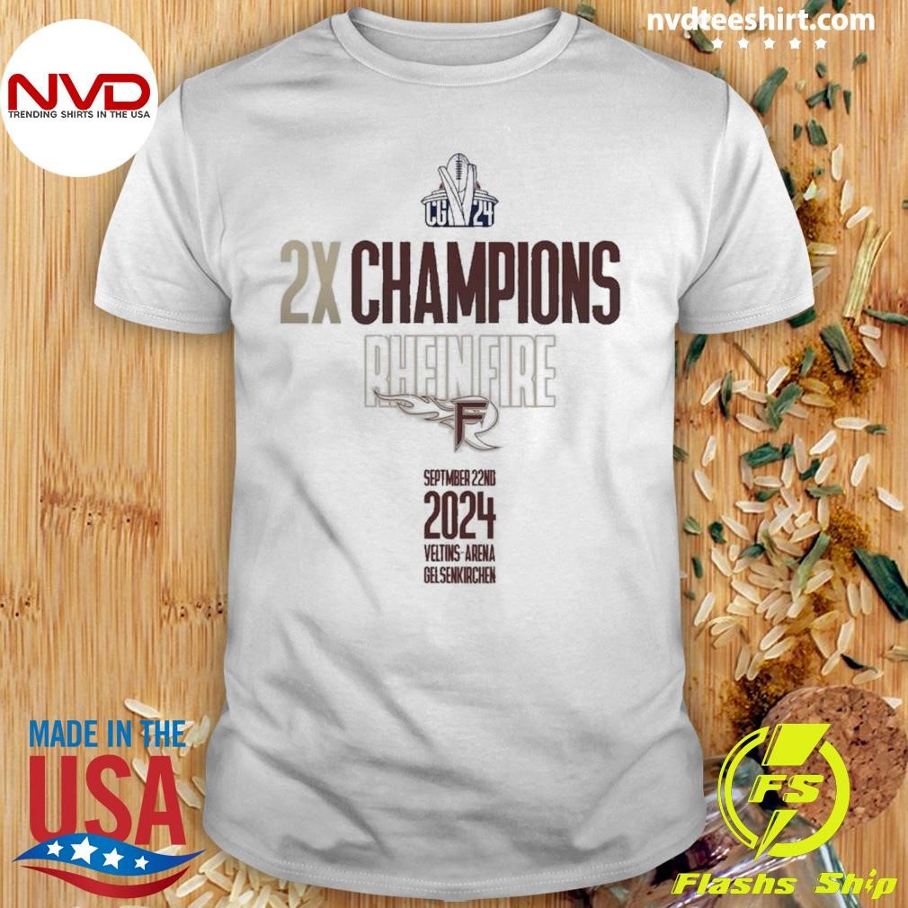 Rhein Fire Champions 2024 Shirt