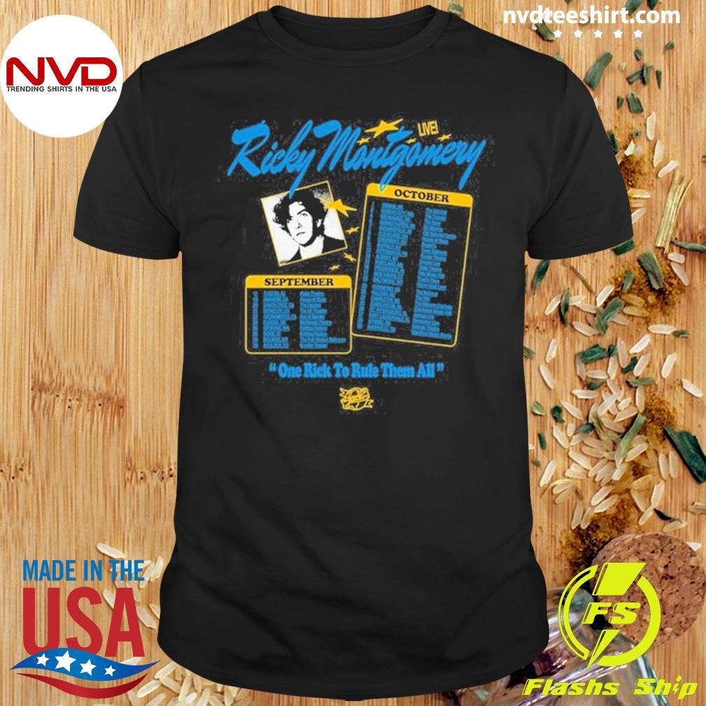 Ricky Montgomery One Rick To Rule Them All Tour Artist Shirt