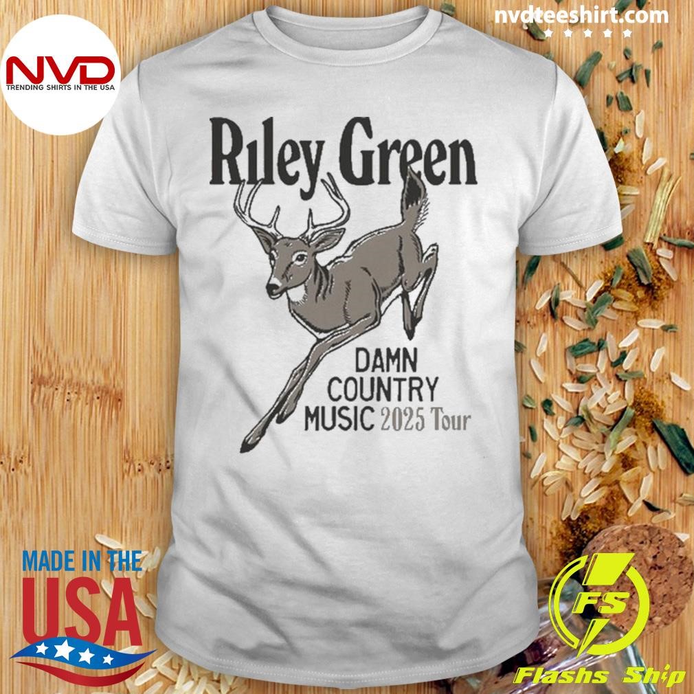 Riley Green Deer Damn Country Music 2025 Tour Shirt