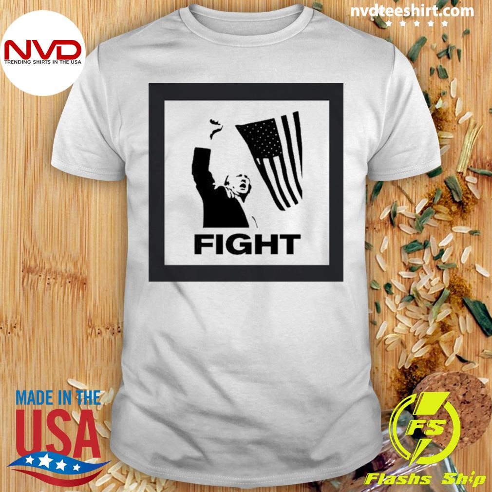 Ron Filipkowski Trump American Flag Fight Shirt