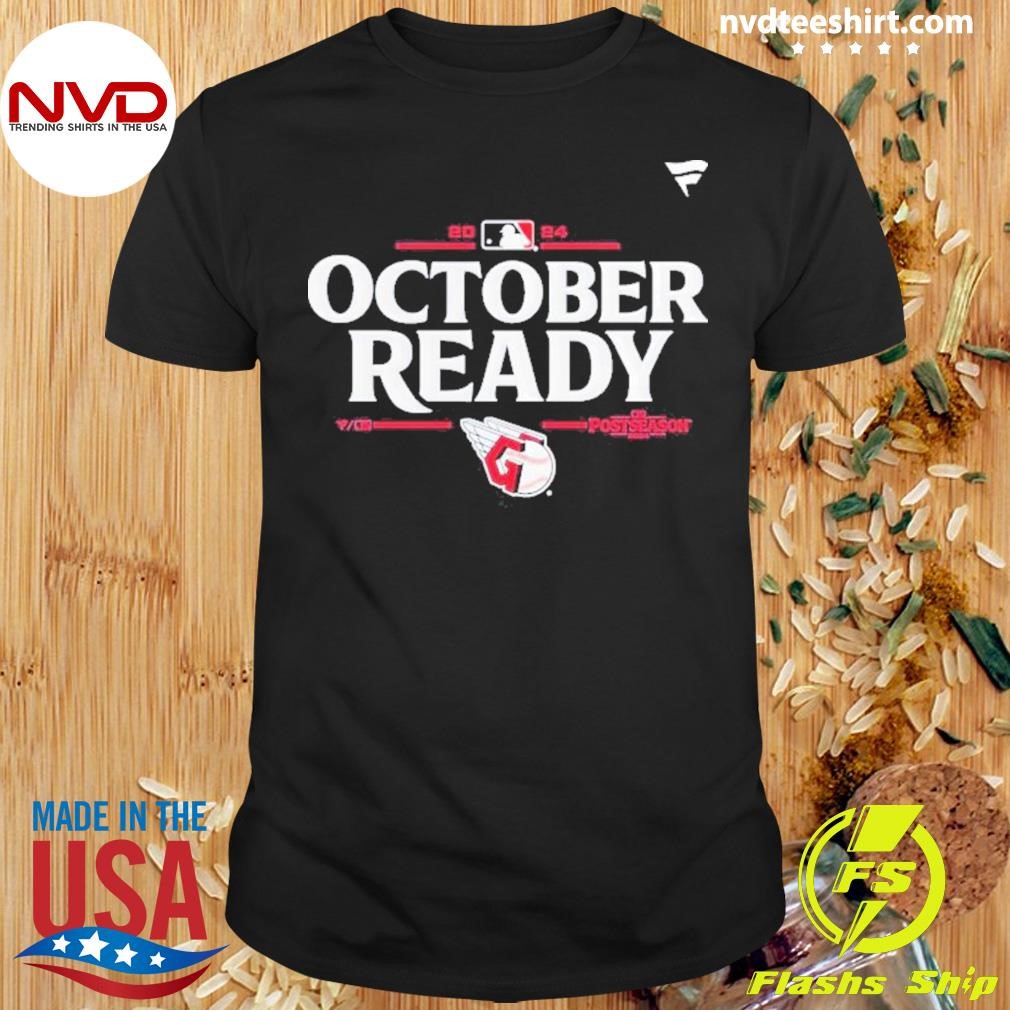 Room Cleveland Guardians October Ready 2024 Mlb Postseason Locker Room Shirt