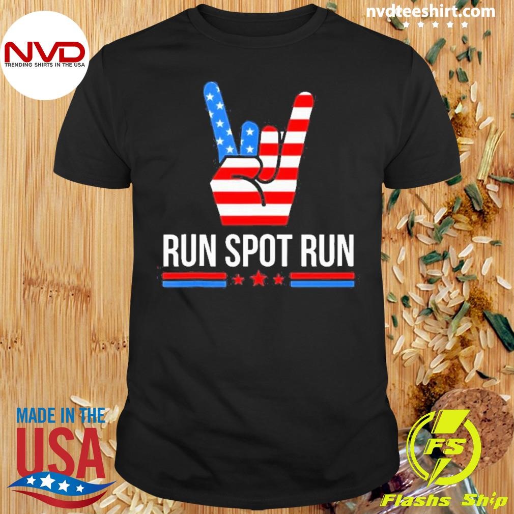 Run Spot Run Elections 2024 Democrat Republican Shirt