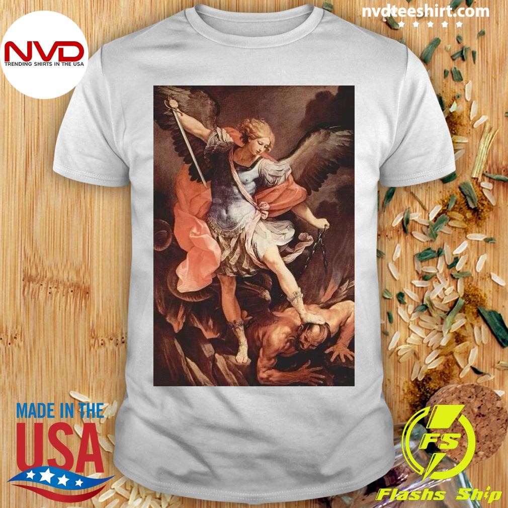 Saint Michael the Warrior Archangel Essential Shirt