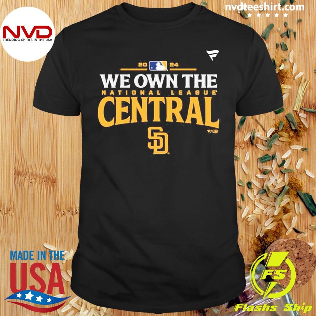 San Diego Padres 2024 Nl Central Division Champions Locker Room Shirt