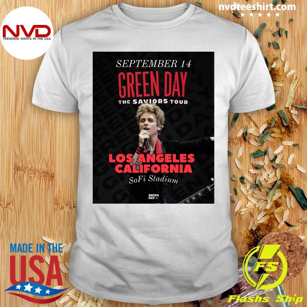 September 14 Green Day The Saviors Tour Los Angeles California Sofi Stadium Shirt