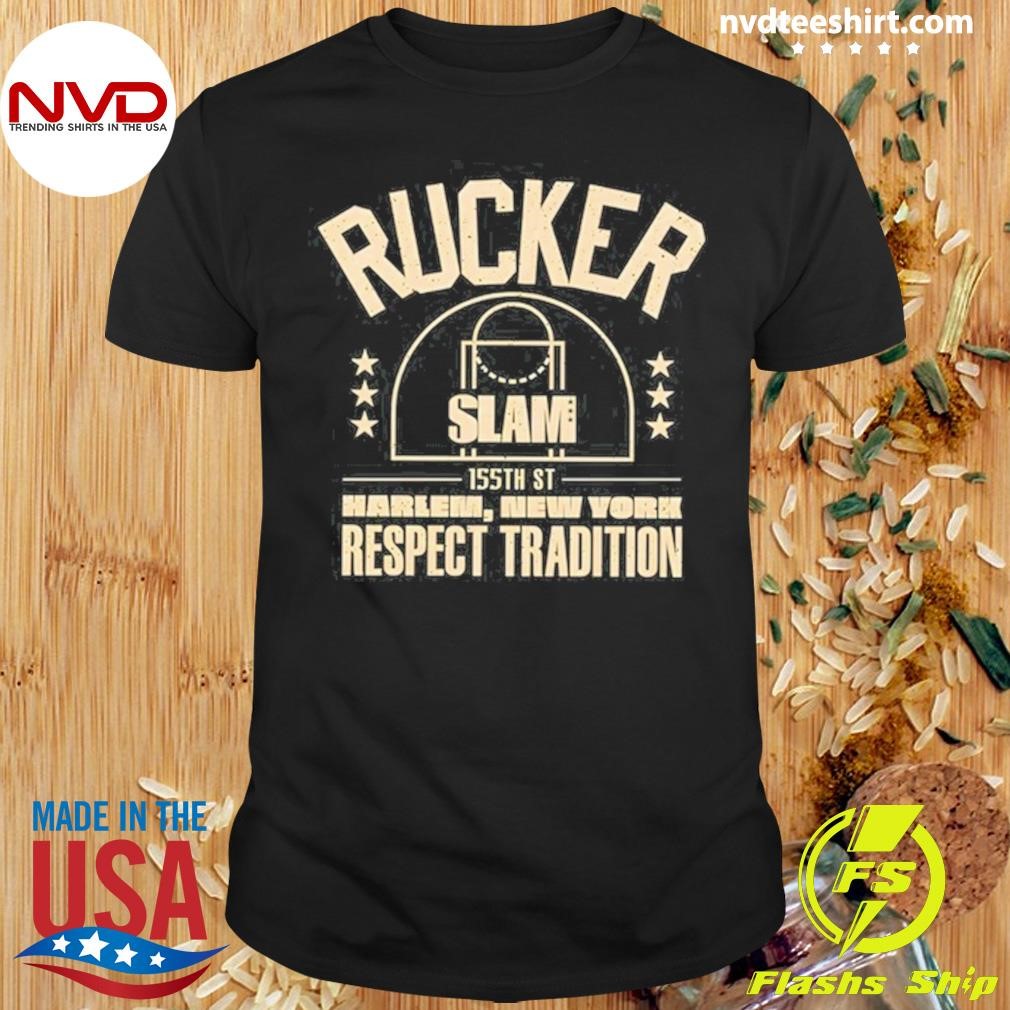 Slam Goods Rucker Park X Slam Harlem New York Respect Tradition Shirt