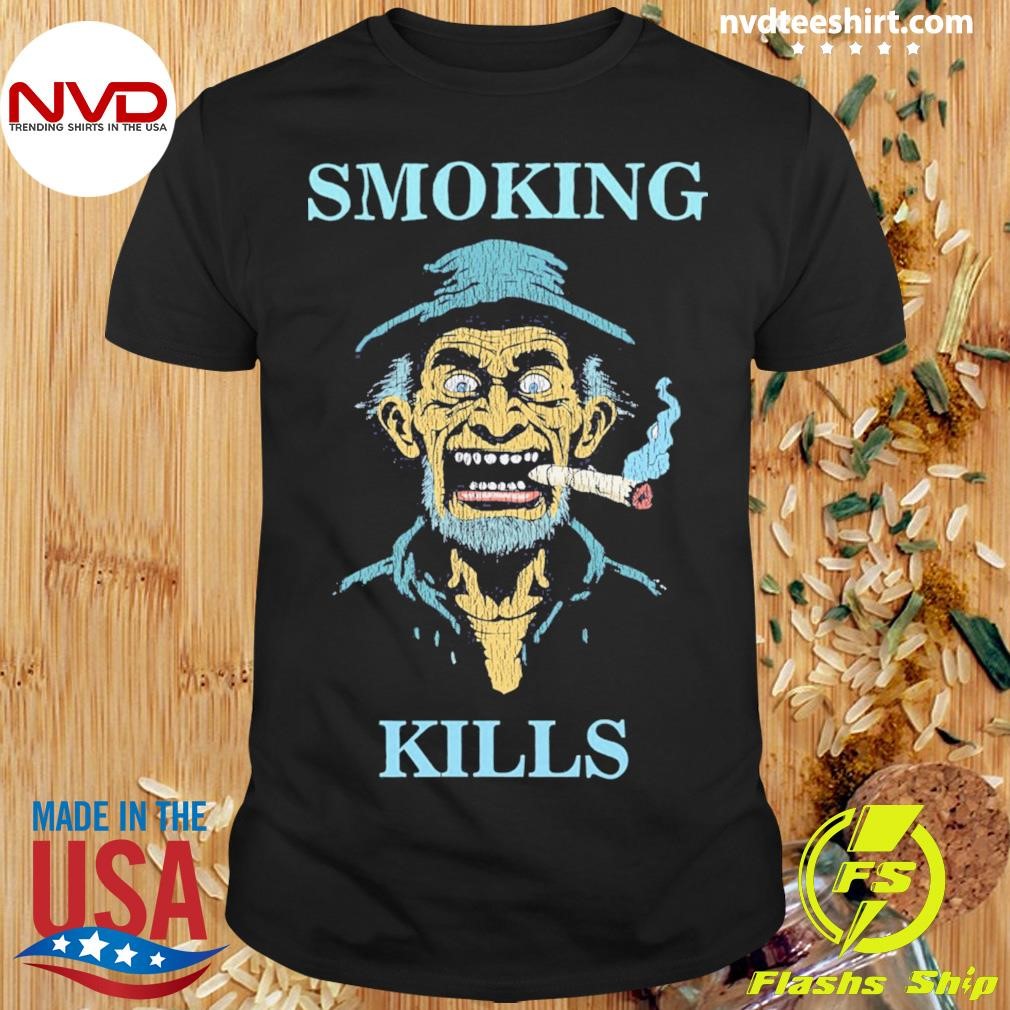 Smoking Kills Custom Printed Shirt