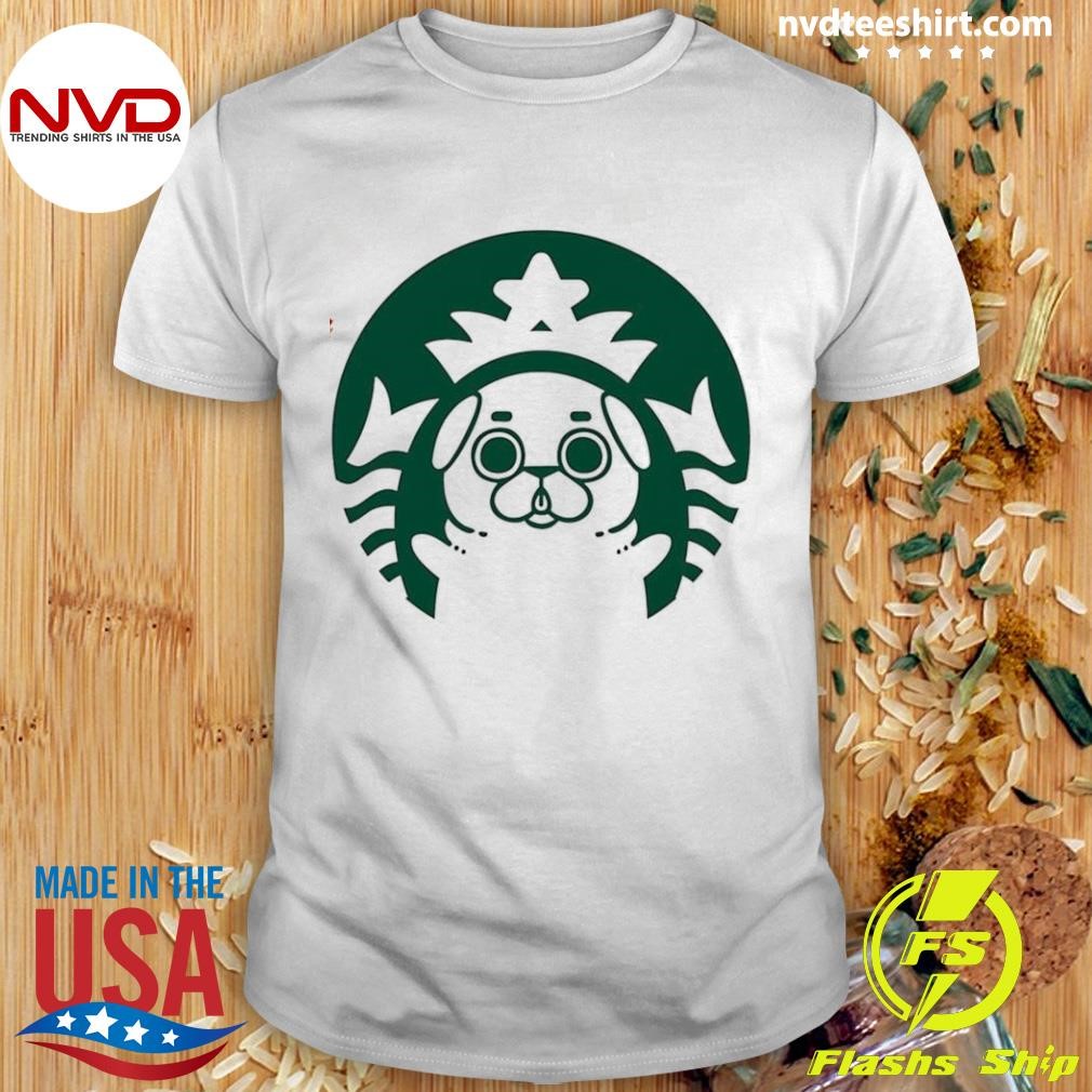 Starbucks X Pug Starpug Logo Shirt