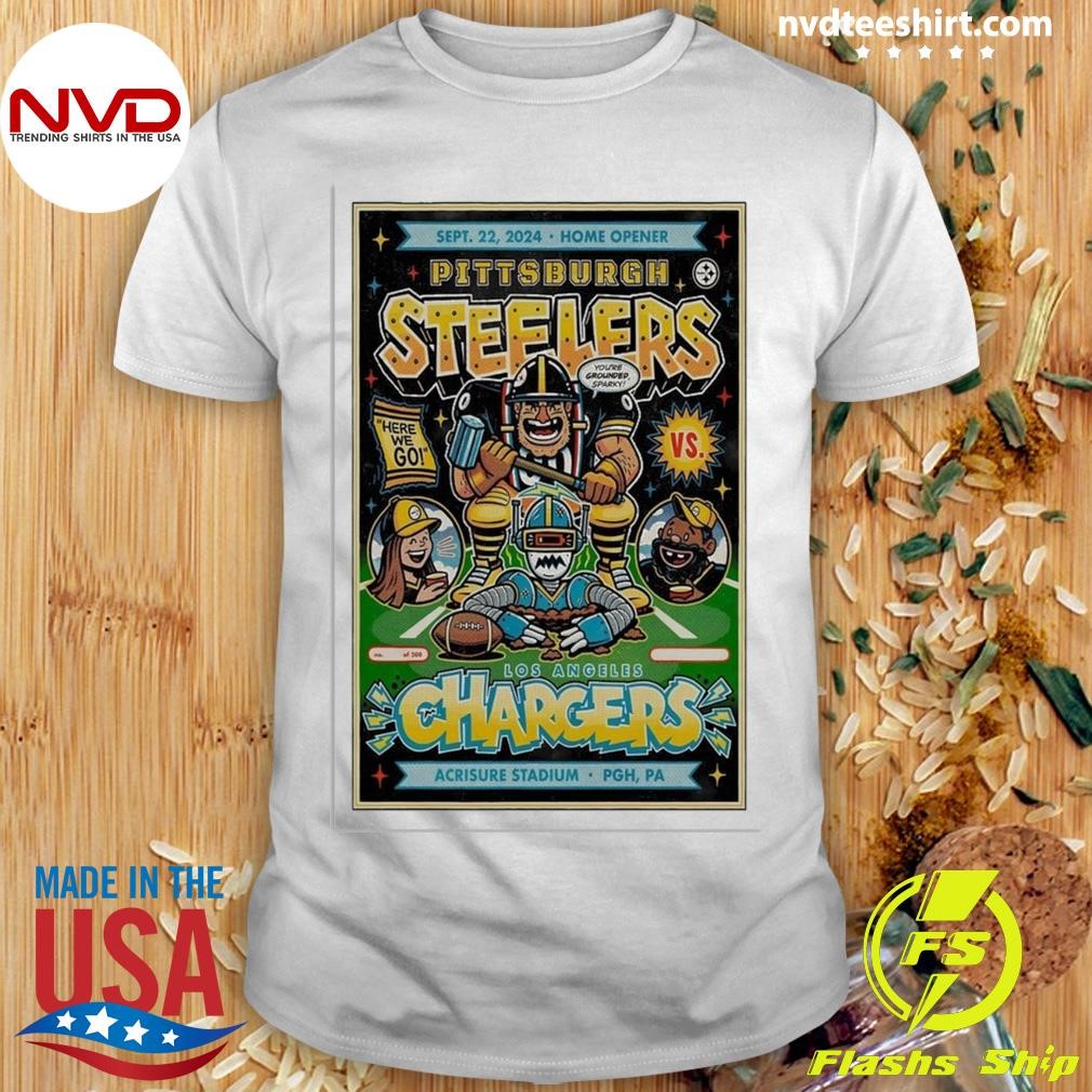 Steelers X Chargers On Sept 22 2024 Acrisure Stadium Pittsburgh Pa Shirt