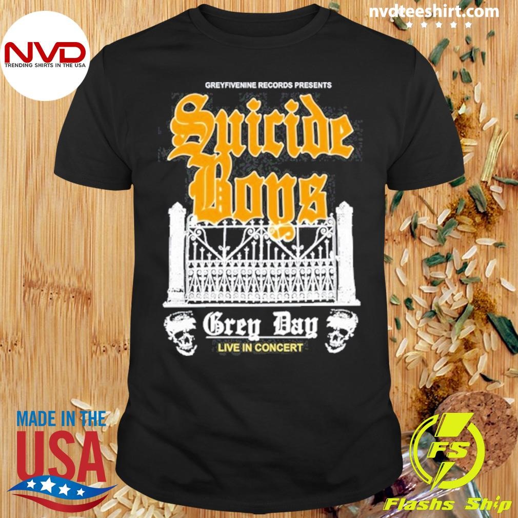 Suiride Boys Grey Day Live In Concert Shirt