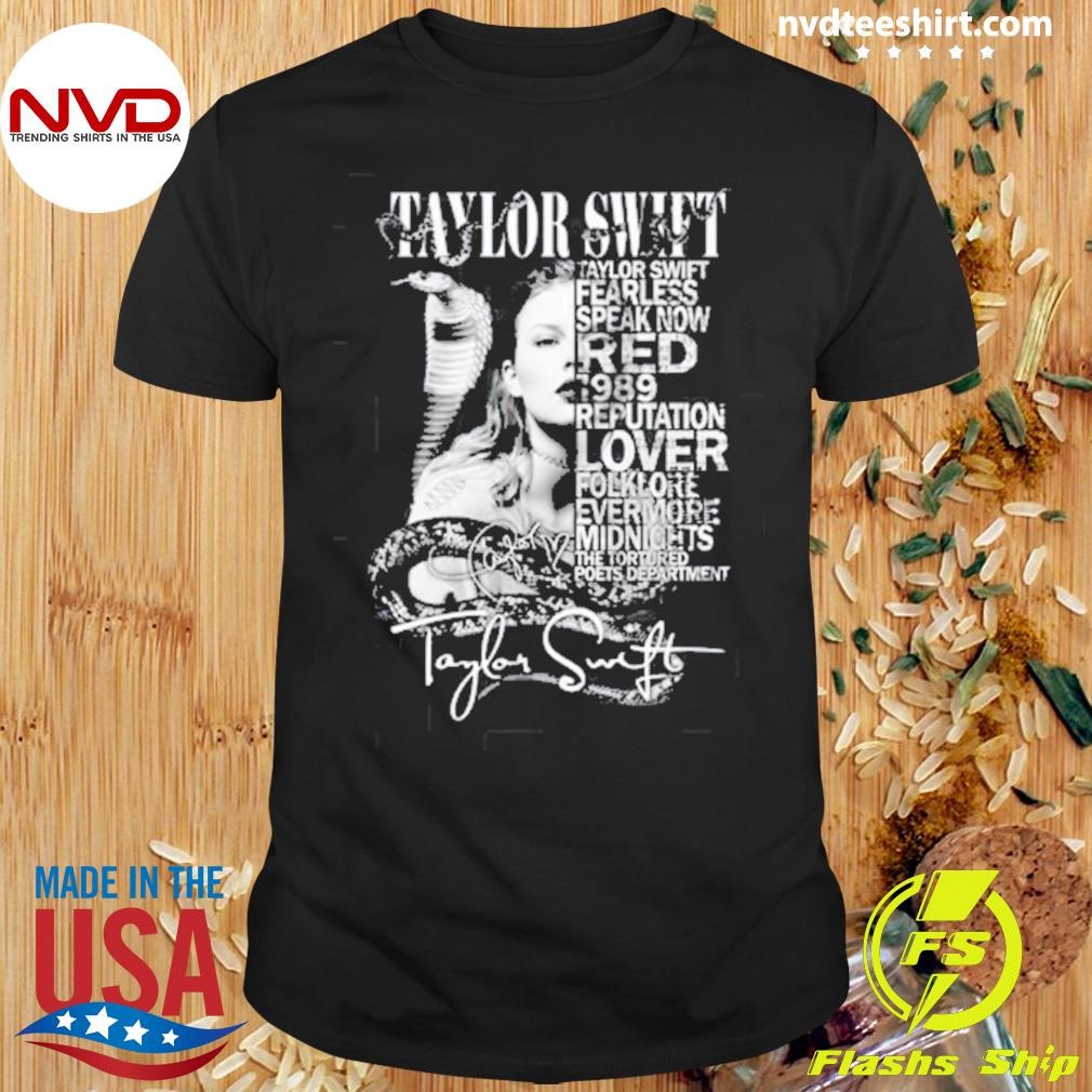 Taylor Swift The Tortured Poets Department Signature Shirt