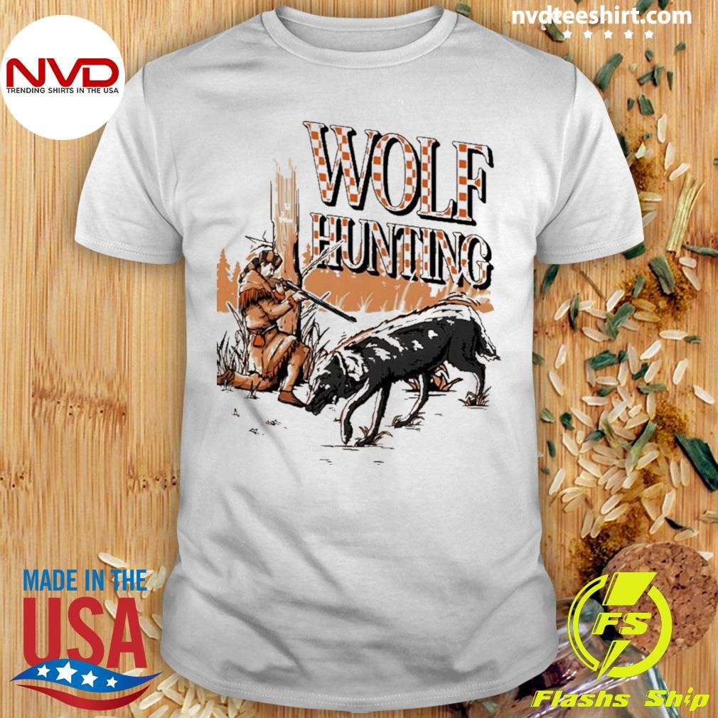 Tennessee Volunteers Vs Nc State Wolfpack Wolf Hunting Mascot Shirt