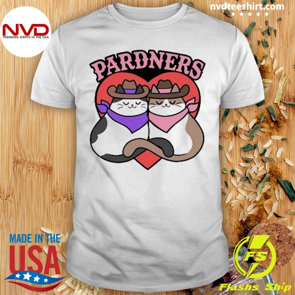 The Cat Hive Pardners Enamel Pin Shirt