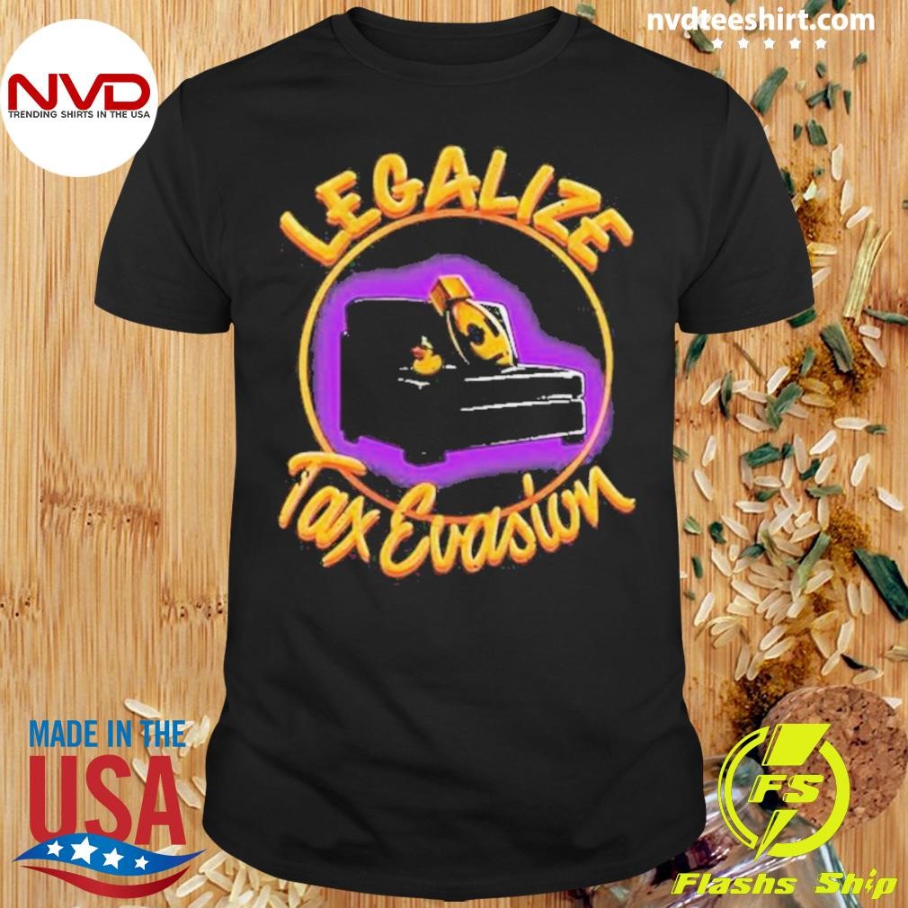 The Fat Electrician Legalize Tax Evasion 2024 Shirt