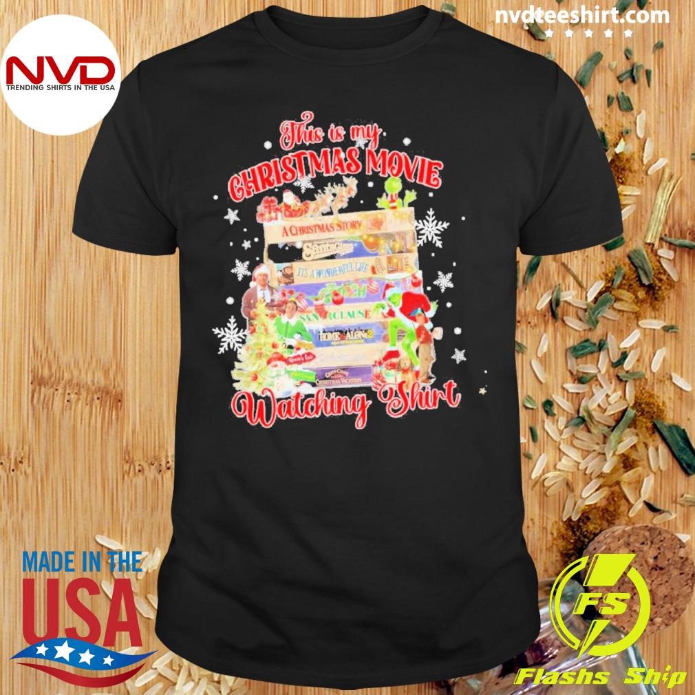 The Grinch This Is My Christmas Movie Watching 2024 Shirt