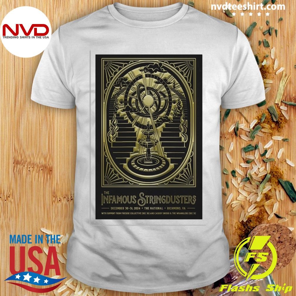 The Infamous Stringdusters Dec 30-31 2024 The National in Richmond Event Shirt