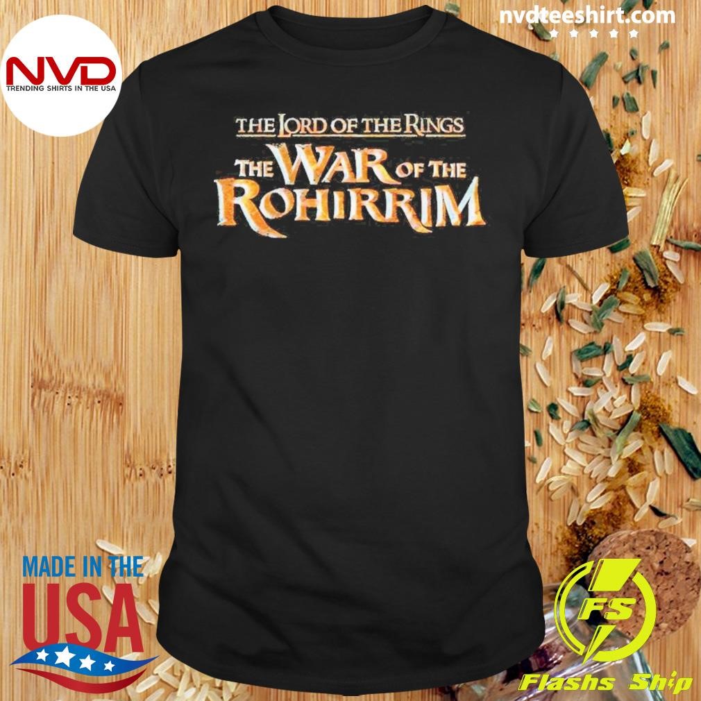 The Lord of the Rings The War of the Rohirrim Movie Logo 2024 Shirt