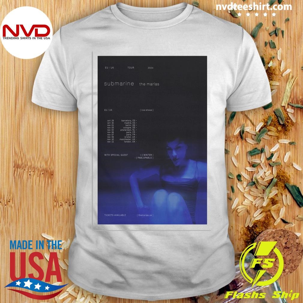 The Marias EU-UK Tour 2024 Poster Shirt