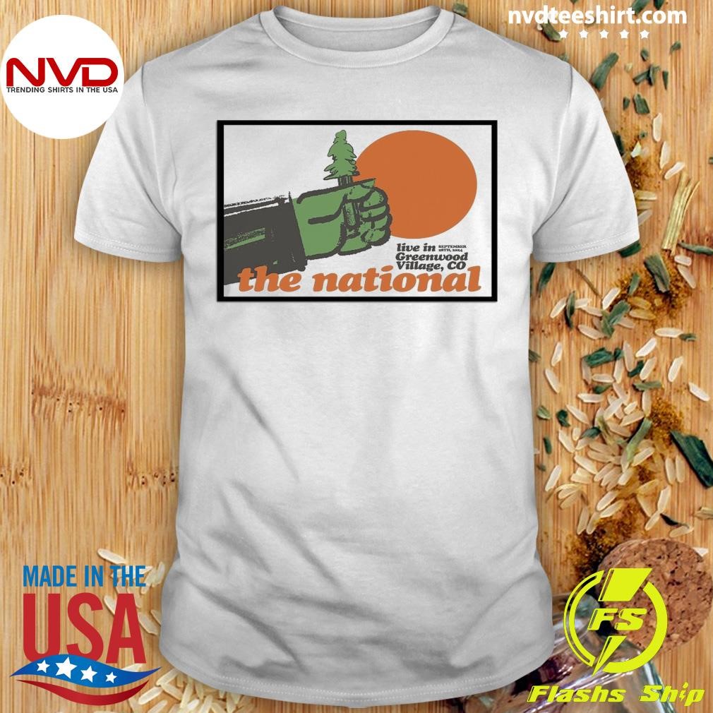 The National September 28 2024 Greenwood Village CO Shirt