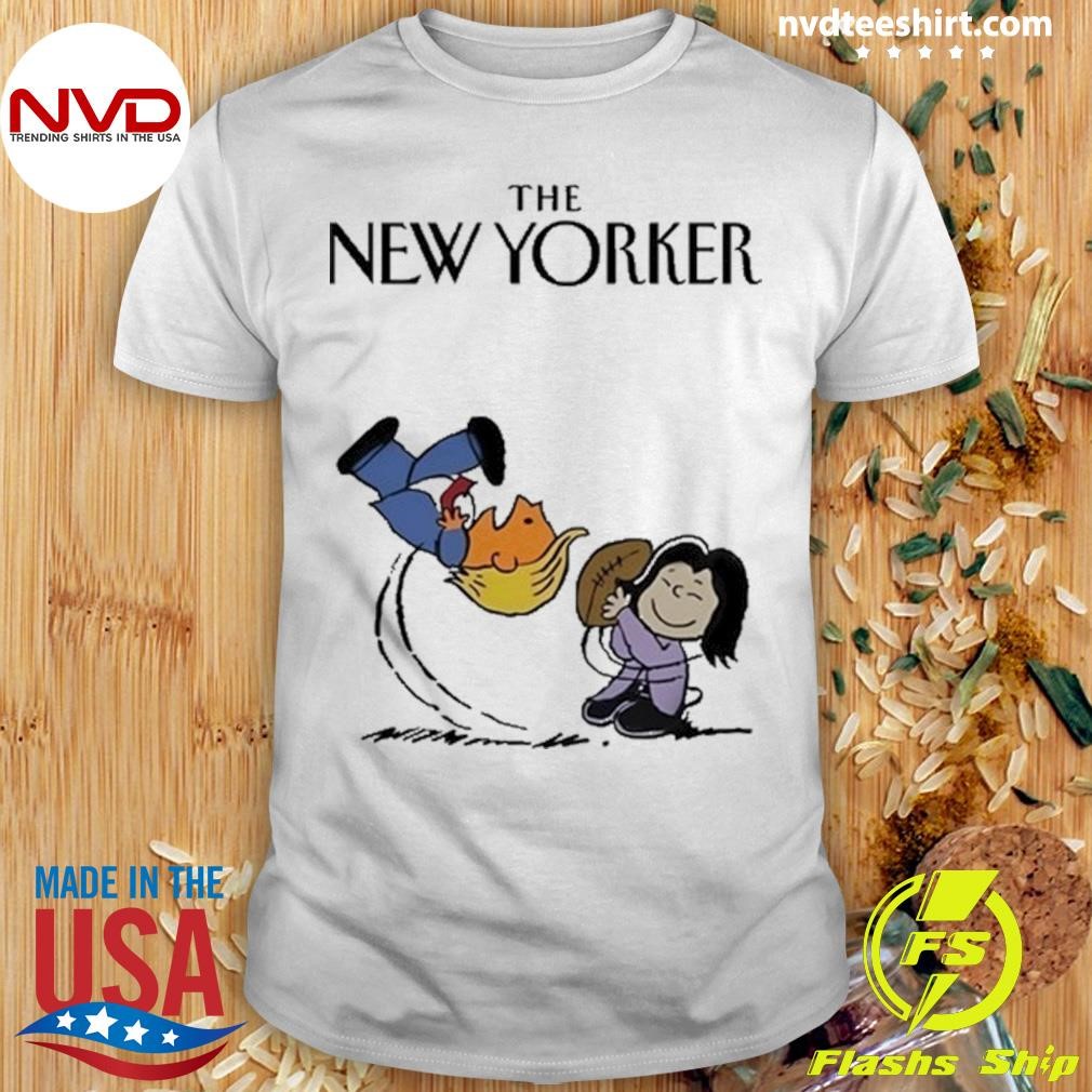 The New Yorker Kamala Harris And Donald Trump Peanuts Shirt