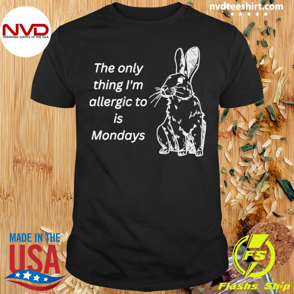 The Only Thing I’m Allergic To Is Mondays 2024 Shirt