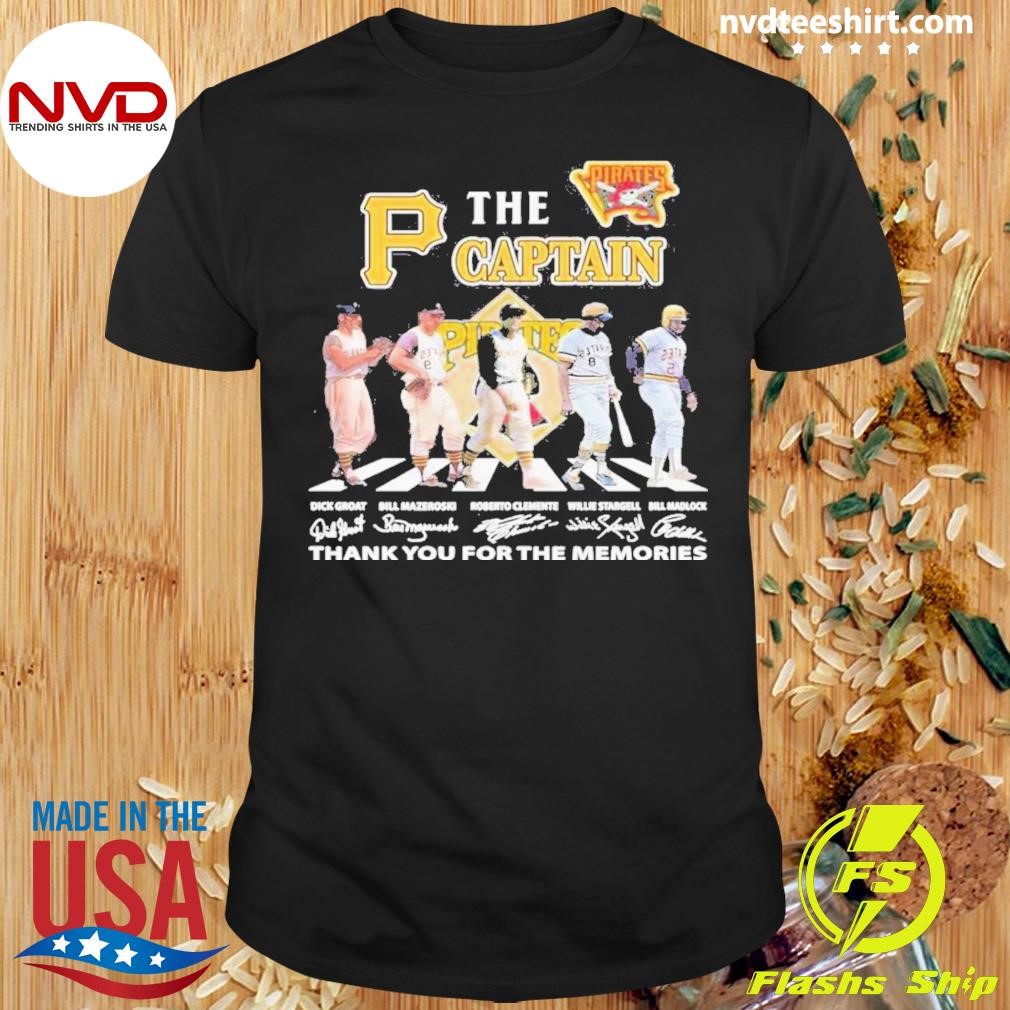 The Pittsburgh Pirates Captain Abbey Road Thank You For The Memories Shirt