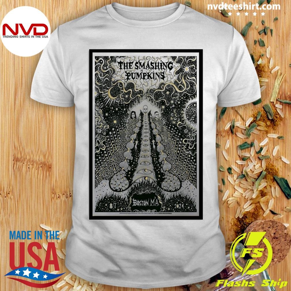 The Smashing Pumpkins Poster Tour Boston MA 2024 Shirt