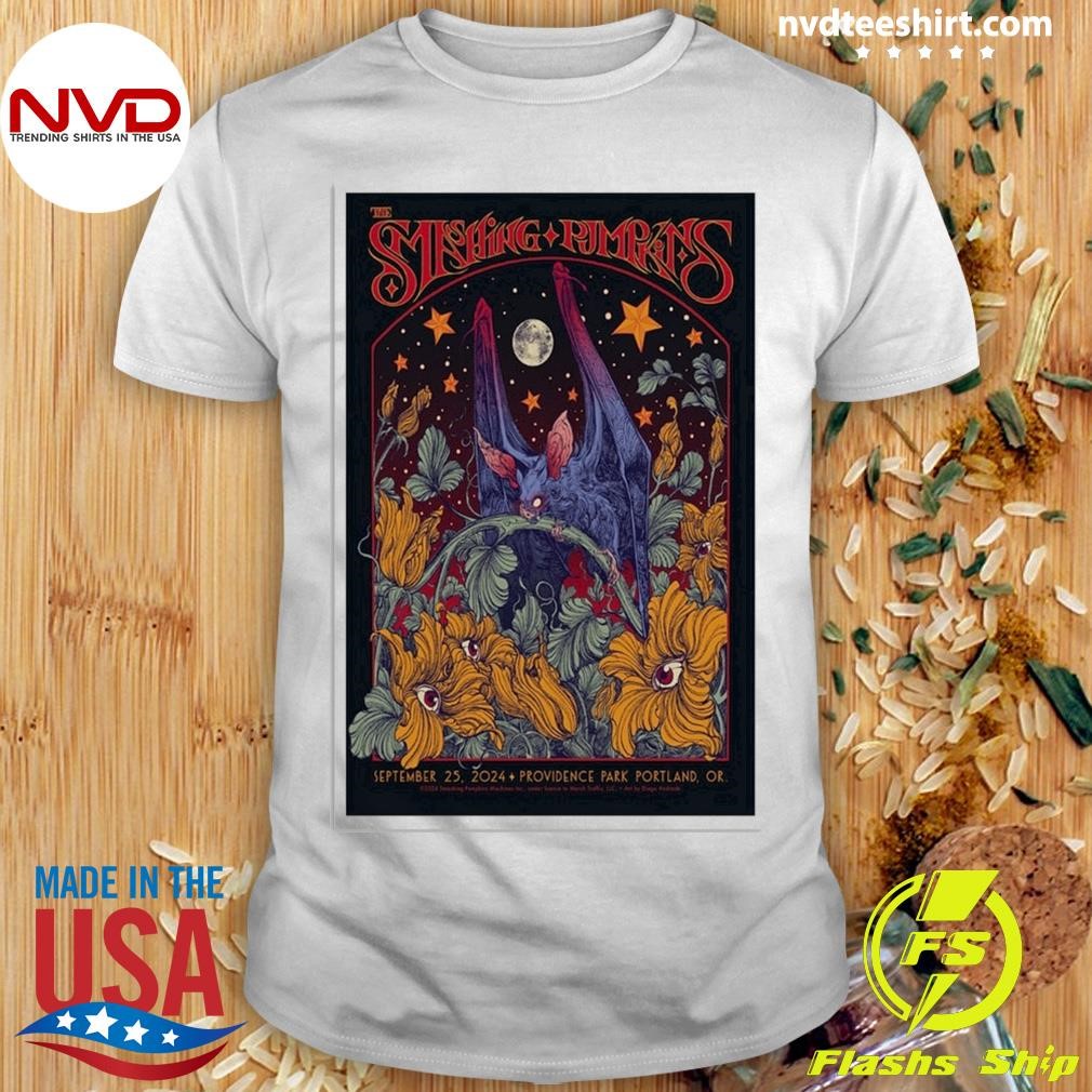 The Smashing Pumpkins Poster Tour Sept 25, 2024 Providence Park Portland OR Shirt