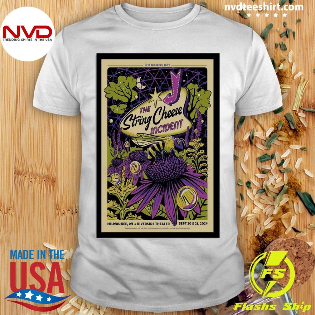 The String Cheese Incident Milwaukee, WI September 17 2024 Riverside Theater Concert Shirt