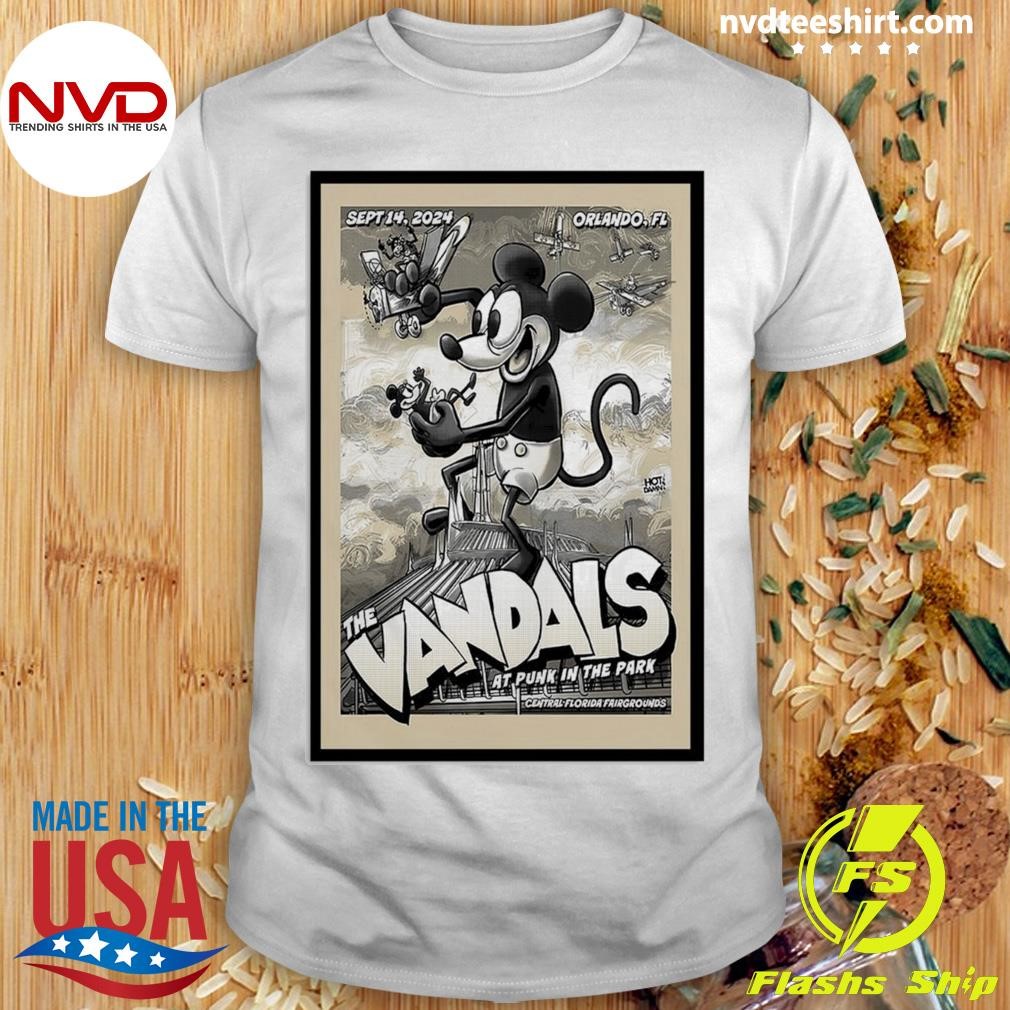 The Vandals Show Orlando, FL Sep 14, 2024 Punk In The Park Poster Shirt