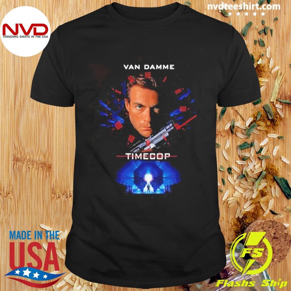 Timecop Van Damme 90's Action Movie Shirt