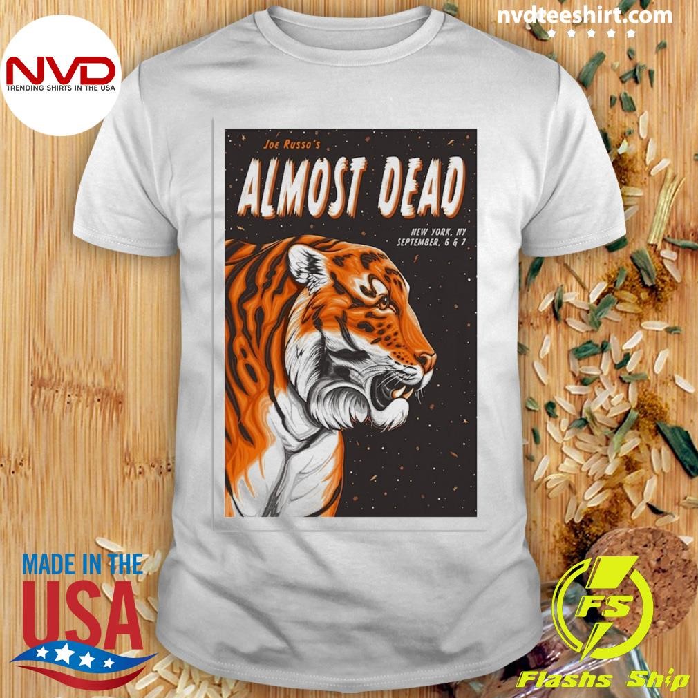 Tour Poster Joe Russo's Almost Dead In New York On September 6-7 2024 Shirt