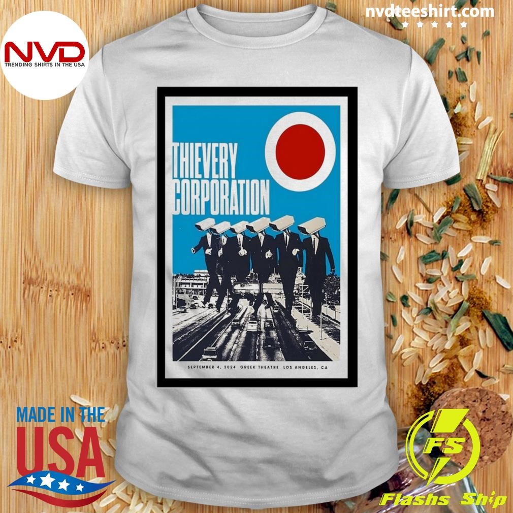 Tour Poster Thievery Corporation In Los Angeles, CA On September 4 2024 Shirt