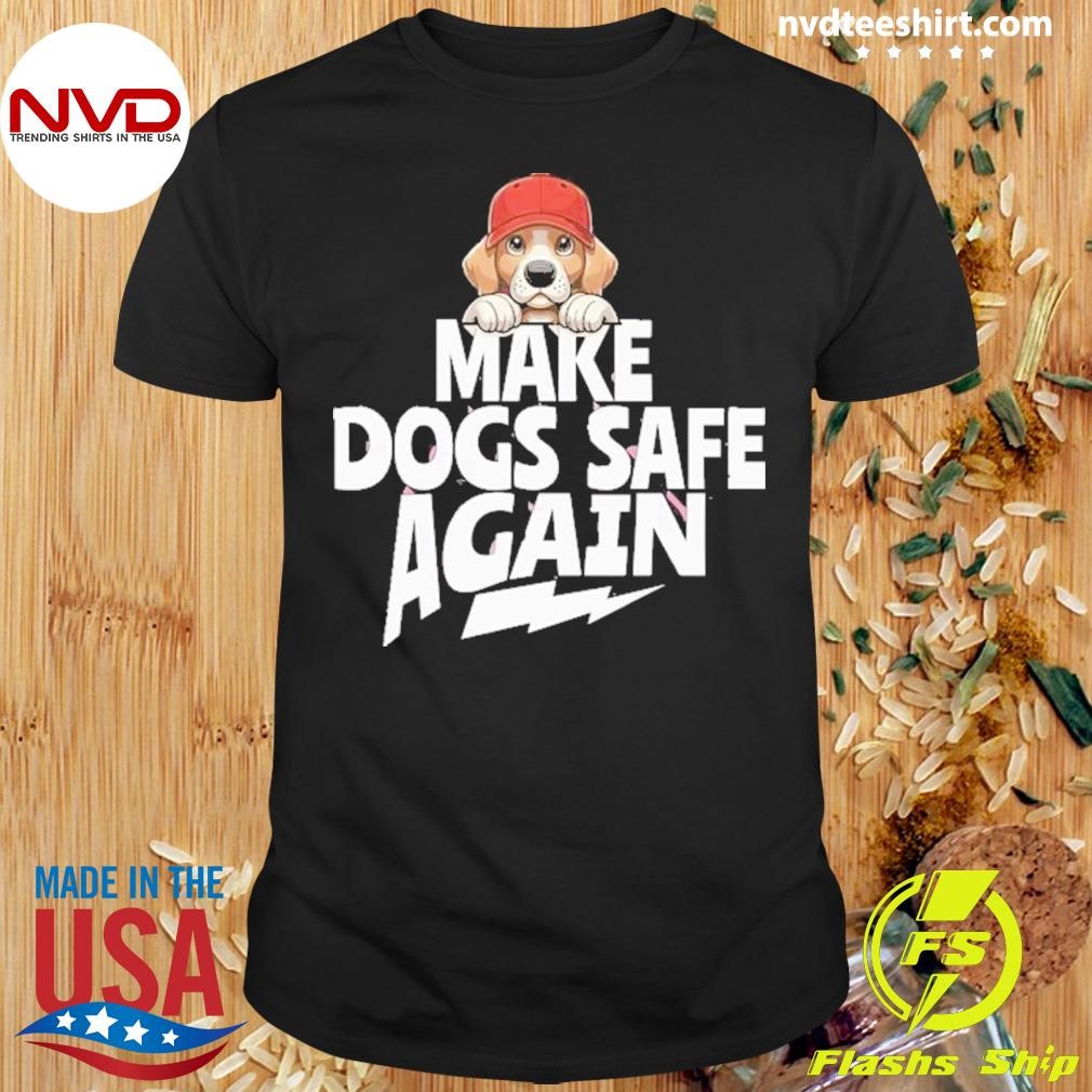 Trump Harris Debate Make Dogs Safe Again Shirt